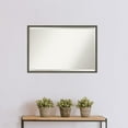 thumbnail image 3 of Amanti Art Beveled Wood Bathroom Wall Mirror - Svelte Frame Svelte Clay Grey Outer Size: 37 x 25 in Grey, 3 of 5