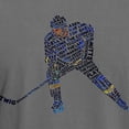 thumbnail image 3 of CafePress - Hockey Player Typography Men's Comfort Colors® T S - Mens Comfort Colors Shirt, 3 of 5
