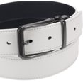 thumbnail image 5 of YOETEY Mens Belt, Reversible Leather Belt for Men, Double Style Singular Elegance 1 3/8" (35mm), 5 of 8