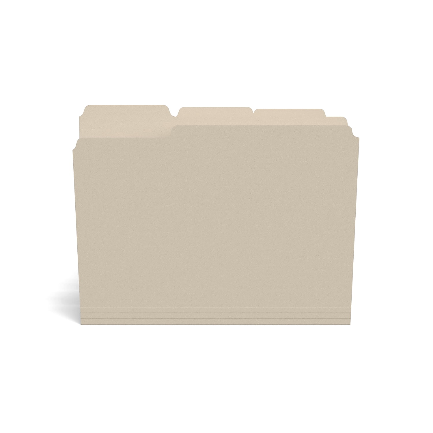 Staples File Folder 3-Tab Letter Size Manila 1000/Carton ST56675CTVS