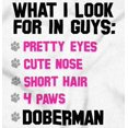 thumbnail image 2 of What I Look In Guys Doberman Dog Lady Women's Plus Size Graphic Tee Brisco Brands 5X, 2 of 5