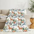 thumbnail image 4 of Yibo Cute Hedgehog Blanket Flannel Soft and Comfortable Anti-static Bed Sofa Blanket, 4 of 9