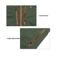 thumbnail image 4 of Little Donkey Andy Men's Softshell Grid Fleece Lined Hiking Jacket Water Repellent Lightweight Travel Running Dark Green XXL, 4 of 6