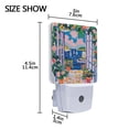 thumbnail image 4 of Yayeee LED Night Light for The Home Plug in With Light Sensors 2 Pack, Floral Window, 4 of 6