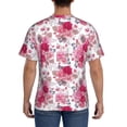 thumbnail image 2 of Rocae Peonies And Roses for Men's Moisture-Wicking Crew Tee - T-Shirt for Sports, Outdoor Activities, and Casual WearX-Large, 2 of 9
