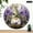 10x10in, variant on Patifu 10 Inch Lavender Gnome Garden Wall Clock Silent Sweep Movement Wooden Decor 10x10in