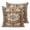 Brown, variant on Pillow Covers 24x24 Set of 2, Blue Boho Throw Pillow Covers Decorative Couch Cushion Cover, Farmhouse Bohemian Medallion Oriental Flower Microfiber Soft Square Pillowcases for Bedroom Sofa