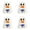 D*4, variant on 3pcs Waterproof Summerween Ghost Resin Figurine, Cute Kawaii Hawaii Beach Halloween Mini Statue, Tabletop Pool Indoor Outdoor Seasonal Decor
