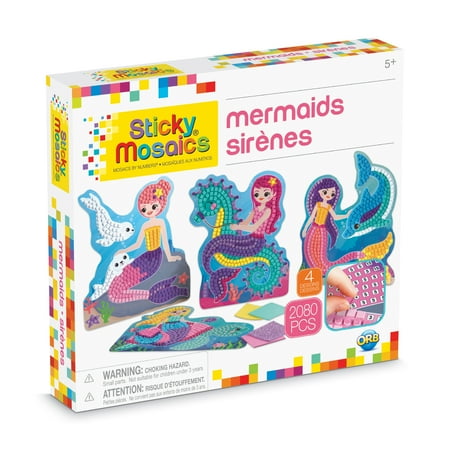 Orb Factory Sticky Mosaics - The Orb Factory Sticky Mosaics Mermaids Kit