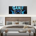 thumbnail image 4 of Hieng Kids Gaming Canvas Wall Hieng for Living Room Bedroom Blue Gamer Picture Wall Decor for Bathroom Game Console Kids Boys Girls Hiengwork Posters Game Room Decor Painting, 4 of 6