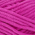 thumbnail image 2 of Demi Purl Yarn by Loops & Threads – Super Bulky 100% Polyester - Soft Plush Chenille Yarn for Knitting & Crochet - Ideal for Blankets - Hats - Scarves & Crafts - Rose Violet, 2 of 2