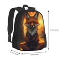 thumbnail image 3 of Daiia Sunset Maple Tree Fox Backpack for Men and Women -Durable Backpack Large Capacity, Water-Resistant Bag with Adjustable Straps and Laptop Compartment, 3 of 9