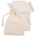 thumbnail image 1 of 10pcs Party Favor Drawstring Bags Drawstring Fabric Bags Jute Bags for Wedding Party, 1 of 9