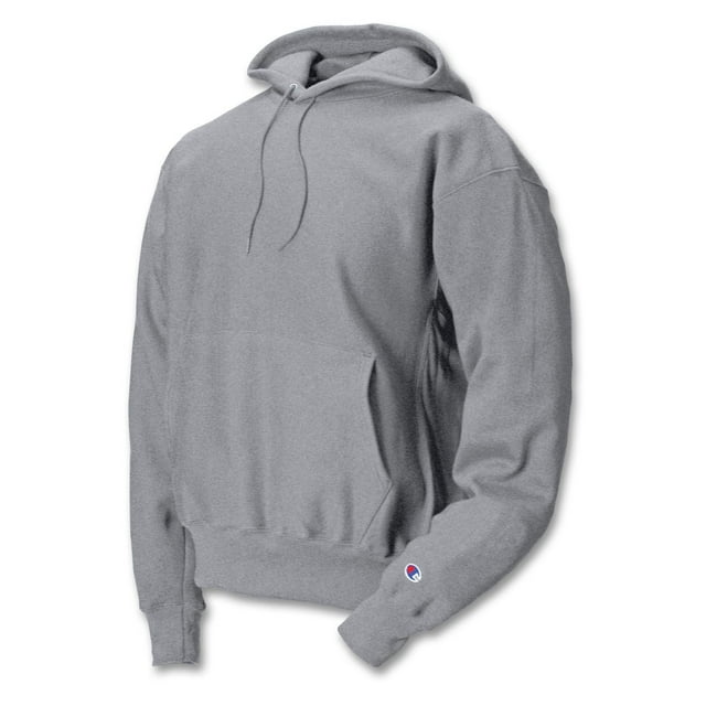 Champion Chandail à Capuchon en Molleton Reverse Weave pour Homme, TG, Gris Oxford