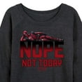 thumbnail image 3 of Marvel Deadpool - Nope Not Today - Women's French Terry Pullover Sweatshirt, 3 of 5