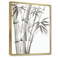 thumbnail image 3 of Designart 'Palm Bamboo Detail On White III' Traditional Framed Canvas Wall Art Print, 3 of 5