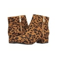 thumbnail image 4 of Women's Chunky Heel Boots Side Zipper Short Boots Chunky Heeled Fashion Boots Low Heel Ankle Booties, 4 of 4