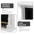 thumbnail image 2 of Mini House Wood Fireplace Doll House Mini Fireplace Model Miniature Furniture Model, 2 of 5