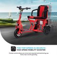 thumbnail image 5 of Culver Cougar Mobility Scooters, Red Folding Scooters for Seniors Lightweight, 500W Adult Mobility Scooters, 5 of 10