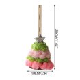 thumbnail image 1 of Adornos navideños, adornos navideños, regalos navideños. Adorno para árbol de Navidad de peluche tejido con estrellas. Pieza decorativa festiva y encantadora. Colgante de árbol de peluche tejido con e, 1 of 4