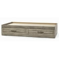 thumbnail image 3 of Better Homes & Gardens Modern Farmhouse Platform 2-Drawer Storage Bed, Twin, Rustic Gray Finish, 3 of 6