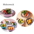 thumbnail image 4 of Colador plegable – Colador de alimentos de silicona sin BPA con asas de plástico – Cesta de drenaje de cocina para pasta y verduras, resistente al calor, plegable, resistente al calor – Apto para, 4 of 4