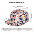 thumbnail image 6 of Daiia Abstract Leopard Print print Flat Bill Hats Flat Brim Trucker Cap Baseball Cap Adjustable Classic Low Profile Hat Unconstructed Plain Cap, 6 of 9