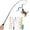 7pcs&1pole, variant on Cat Wand Toy, 8Pcs Retractable Plush Srtip Cat Teaser Wand Toys with Bell & String, Long Interactive Wand Toys for Indoor Kitten, Exercise