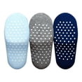 thumbnail image 4 of Tines 725 Baby para Niño, Azul Antiderrapantes 3 pares Talla 0-2 Meses, 4 of 4