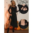 thumbnail image 2 of Bolero de Encaje Allegra K para Mujer Negro M, 2 of 4