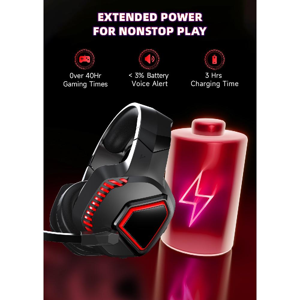 Ecomoment Wireless Gaming Headset With 40-Hour Battery photo 2