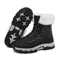 thumbnail image 4 of DLWKIPV Waterproof Winter Hiking Boots for Women - Fleece-Lined Insulated Snow Boots with Non-Slip Outsole, 4 of 9