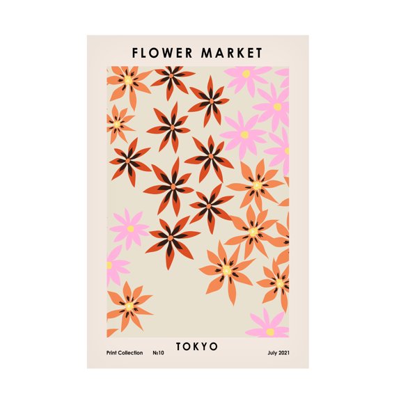 NKTN 'Flower Market Tokyo' Canvas Art