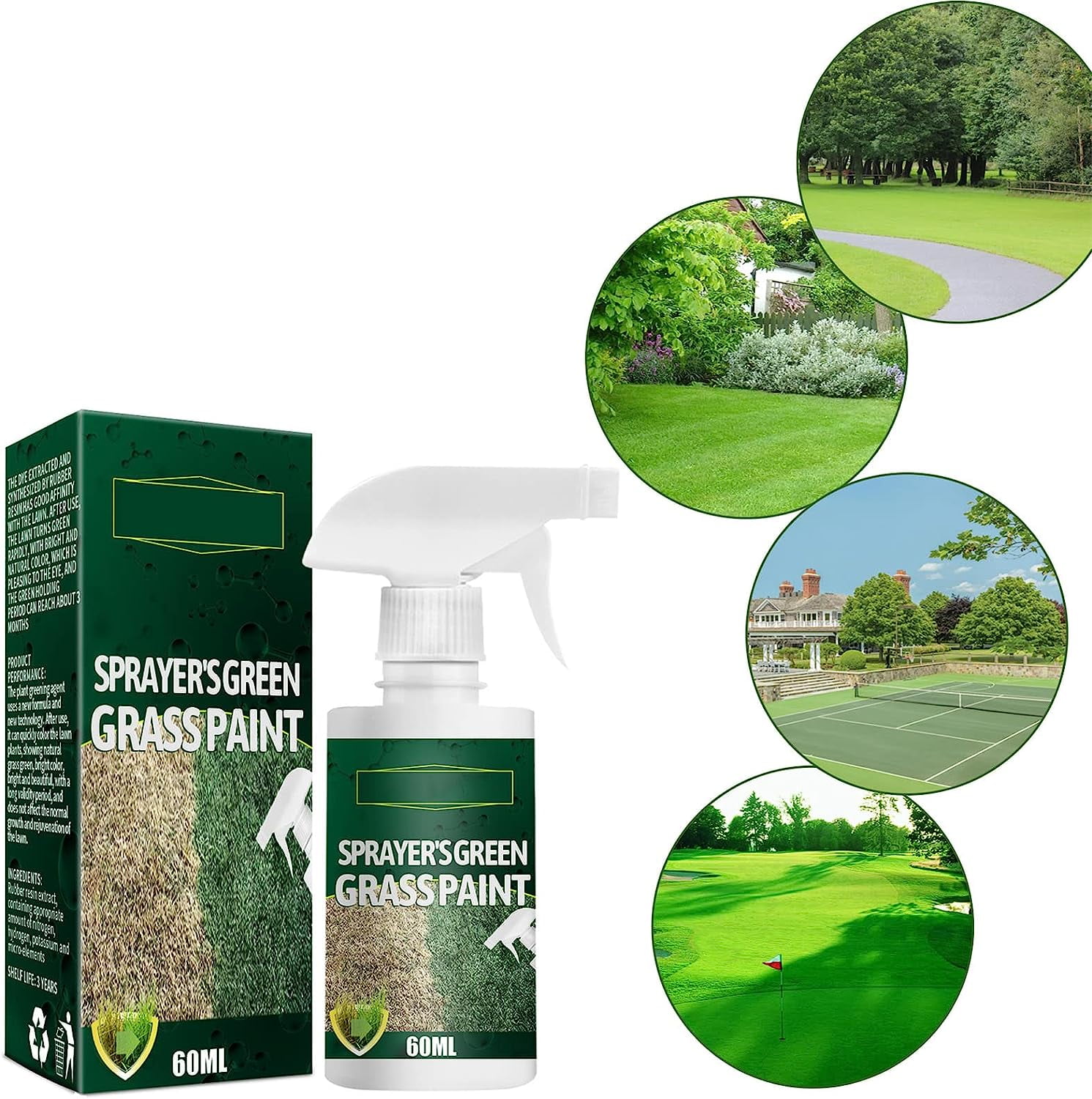 Green Grass Paint For Lawn | Sprayer’s Green Grass Paint | Lawn Dye ...