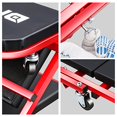 thumbnail image 2 of DNA MOTORING TOOLS-00184 36 Pouces 2 en 1 Pneus Pliants Creeper/siège, 6 Pcs Roulettes 2 Pouces, Capacité de 150kg, Rouge, 2 of 6