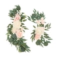 thumbnail image 3 of Guirnalda colgante Zulema 2 piezas de boda de seda rosa claro, 3 of 8