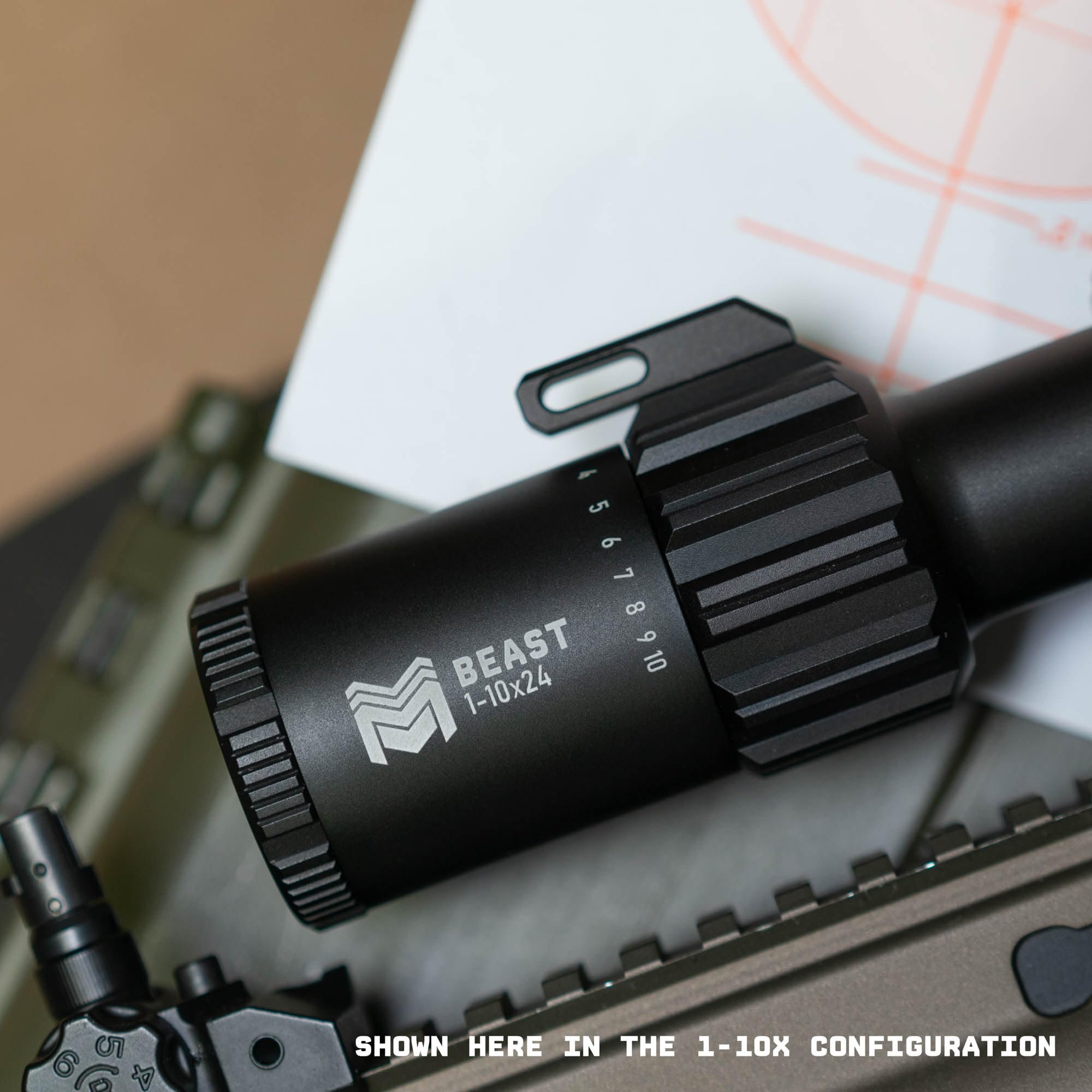 Monstrum Beast ED 1-10x First Focal Plane FFP LPVO Scope CM5 Morpheus MOA