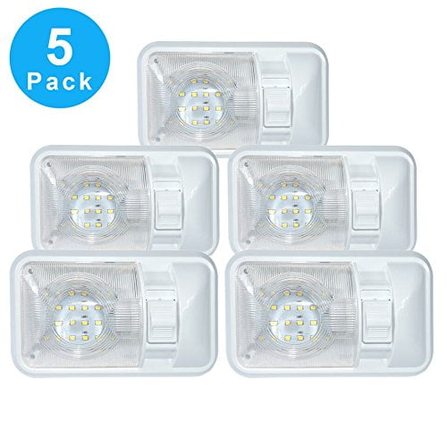 5 Pack 12V Led RV Ceiling Dome Light RV Interior Lighting for Trailer