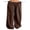 CBF56-Coffee, variant on Baggy Wide Leg Pants For Women Adjustable Drawstring Elastic Waist Flowy Sweatpants Plus Size Harem Palazzo Trousers Khaki L