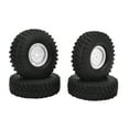 thumbnail image 1 of 1.9 Inch RC Tires, Excellent Grip RC Car Tyre Rubber  For RC Off Road Vehicles For RC Crawler Black,Red,White, 1 of 8