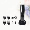 thumbnail image 3 of KAKOWELY 1 Pce Tondeuse à Cheveux USB Rasoir Électrique pour Tout le Corps Lavé Rasoir Électrique Portable Outils de Barbier Tondeuse Spéciale pour Cheveux (Noir), 6.3"X1.38"X1.18 Pouces, 3 of 5