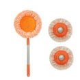 thumbnail image 1 of AMERTEER Cleaning Mop 360° Rotatable Adjustable Sunflower Mop Extendable Wall Cleaning Mop Soft Super Water Absorption Cleaning Mop with 2x Replaceable Mop Head for Floor Wall Window, 1 of 8