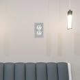 thumbnail image 4 of HAMPPLIES 1 Set Panel for Socket Silver Decorative Socket Panel for Homeowners, 4 of 6
