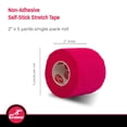 thumbnail image 2 of Cramer Eco-Flex Stretch Tape, Self-Stick, Pink, Athletic Training, Easy Tear, 5 Yard Roll, 2 of 6