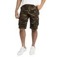 thumbnail image 3 of X RAY JEANS Men's Belted 12.5" Inseam Knee Length Cargo Shorts, Brown Camo, 40, 3 of 8