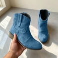 thumbnail image 2 of Taqqpue Women Ankle Booties Women's Middle Ankle Boots Short Boots Casual Shoes for Women, 2 of 9