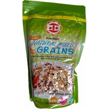 Sun Right Natural  Mixed Grains 16 Oz./ 454grams