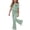 Green, variant on Enyan Girls Clothes Short Sleeve Graphic Tee and Cargo Pants Set Summer Casual 2-Piece Outfit,7-8 Years