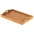 thumbnail image 5 of Homritus Bed Tray Table with Folding Legs and Breakfast Tray Bamboo Bed Table and Bed Tray with Legs, 5 of 8