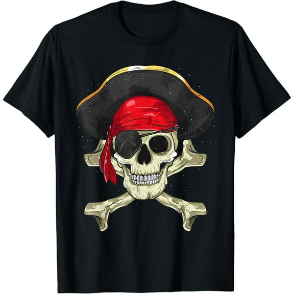 Latimore Crossbones Pirate Costume Buccaneer Gifts T-Shirt All Size S-5Xl